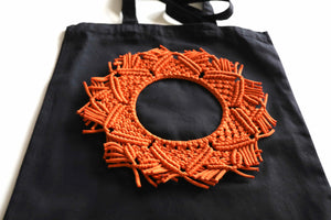 Tote Bag with handmade Mandala