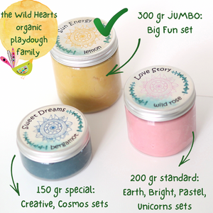 Organic playdough 12 colours